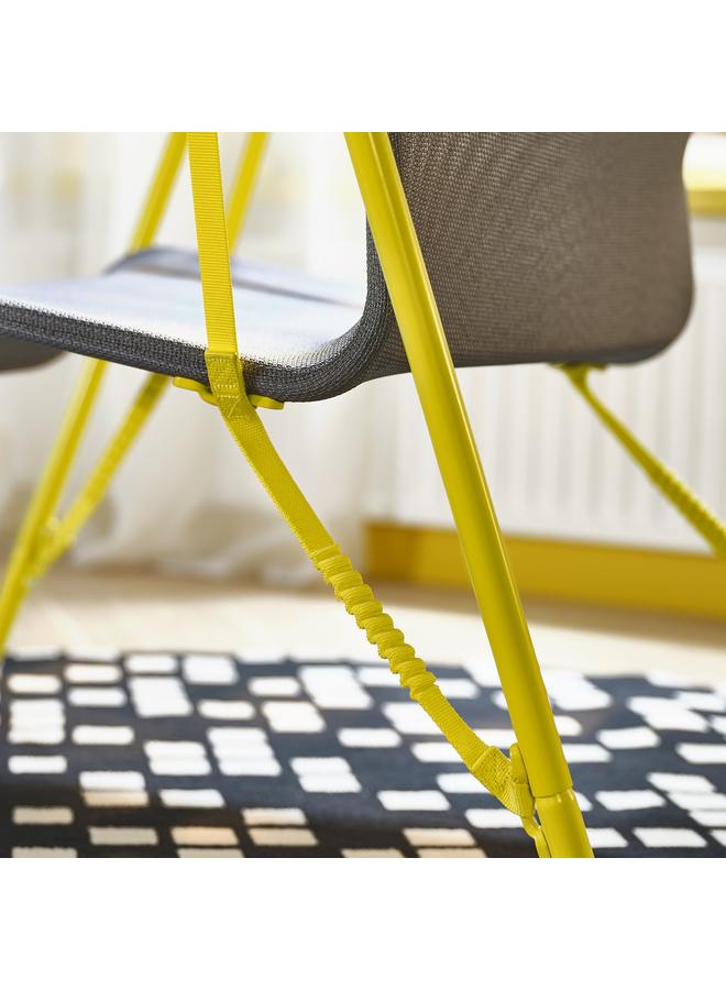 Green Tiger Gaming easy chair, grey/bright yellow - Image 5