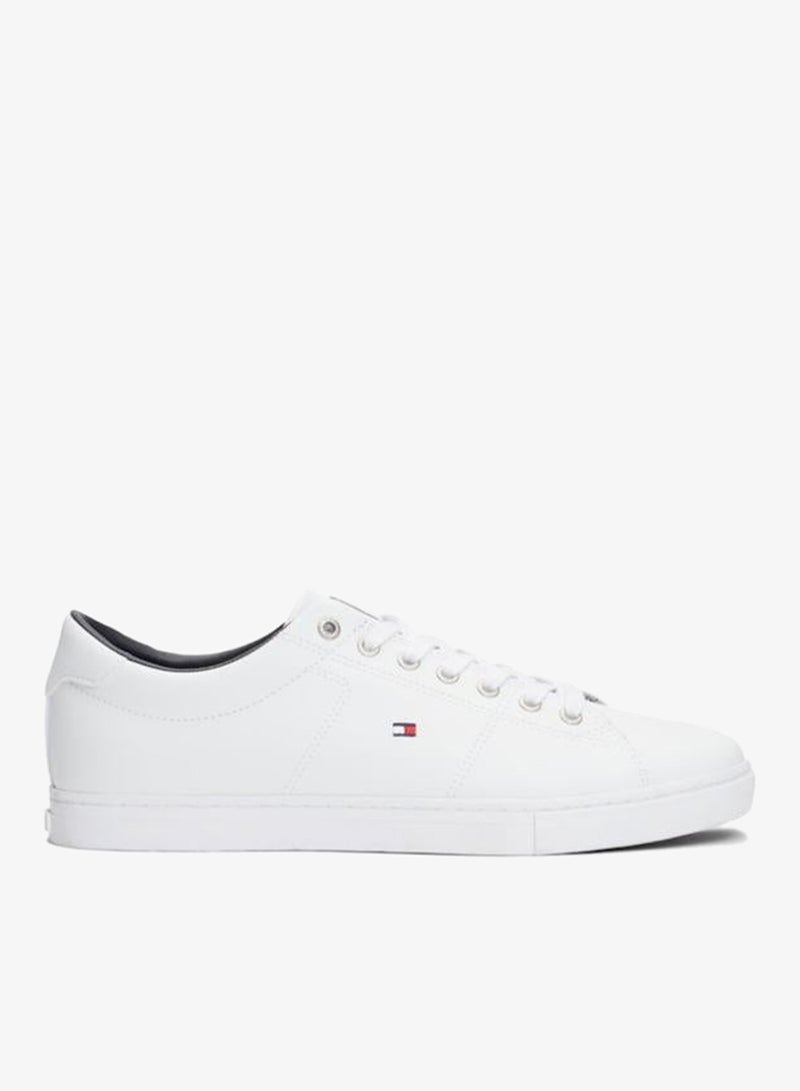 TOMMY HILFIGER Canvas Lace Up Low Top Sneakers - Image 1