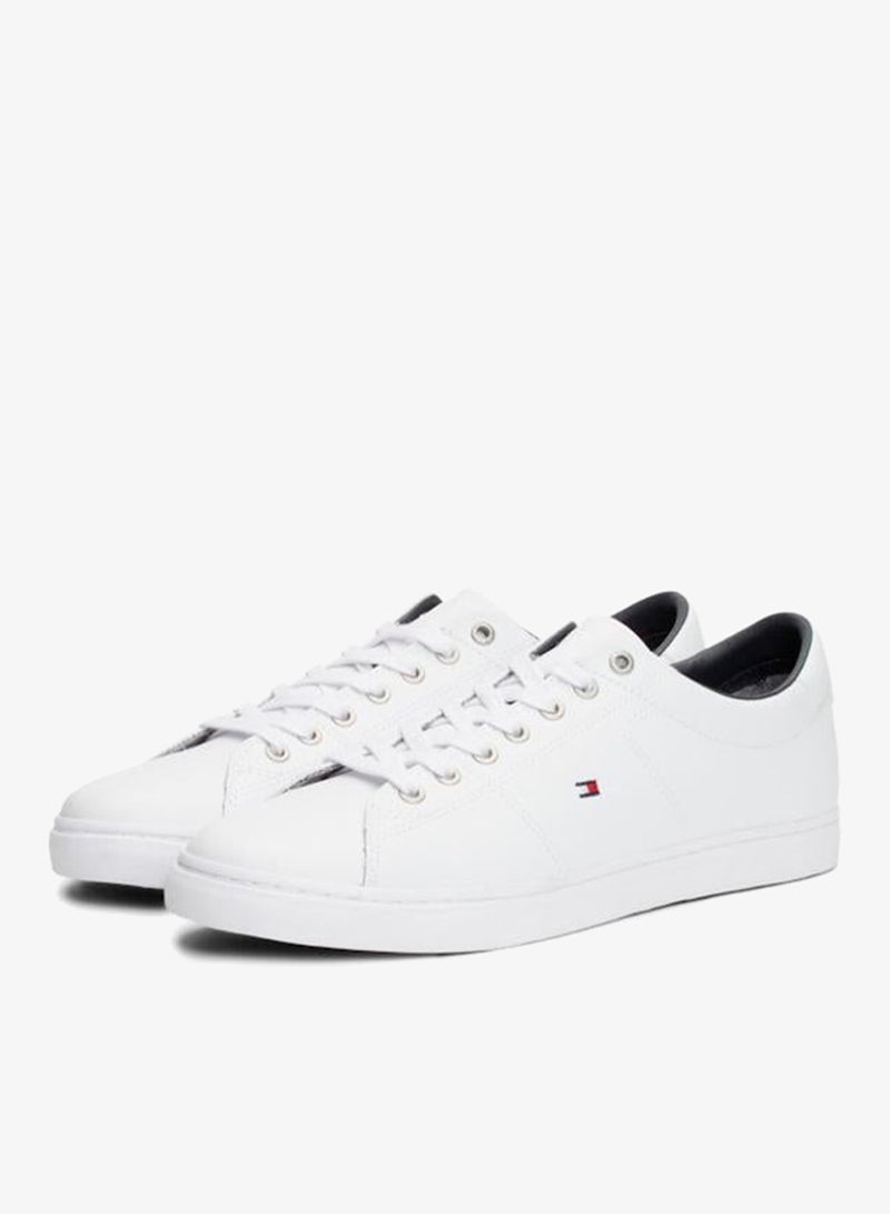 TOMMY HILFIGER Canvas Lace Up Low Top Sneakers - Image 4