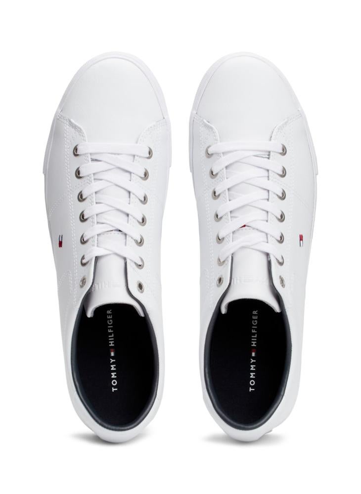 TOMMY HILFIGER Canvas Lace Up Low Top Sneakers  - Image 5