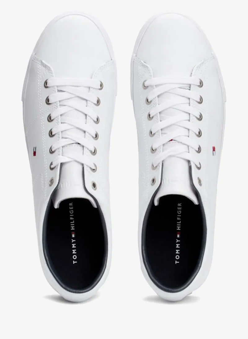 Tommy Hilfiger  Canvas Lace Up Low Top Sneakers for Men | Best Price UAE