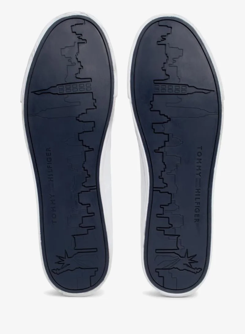 Tommy Hilfiger  Canvas Lace Up Low Top Sneakers for Men | Best Price UAE