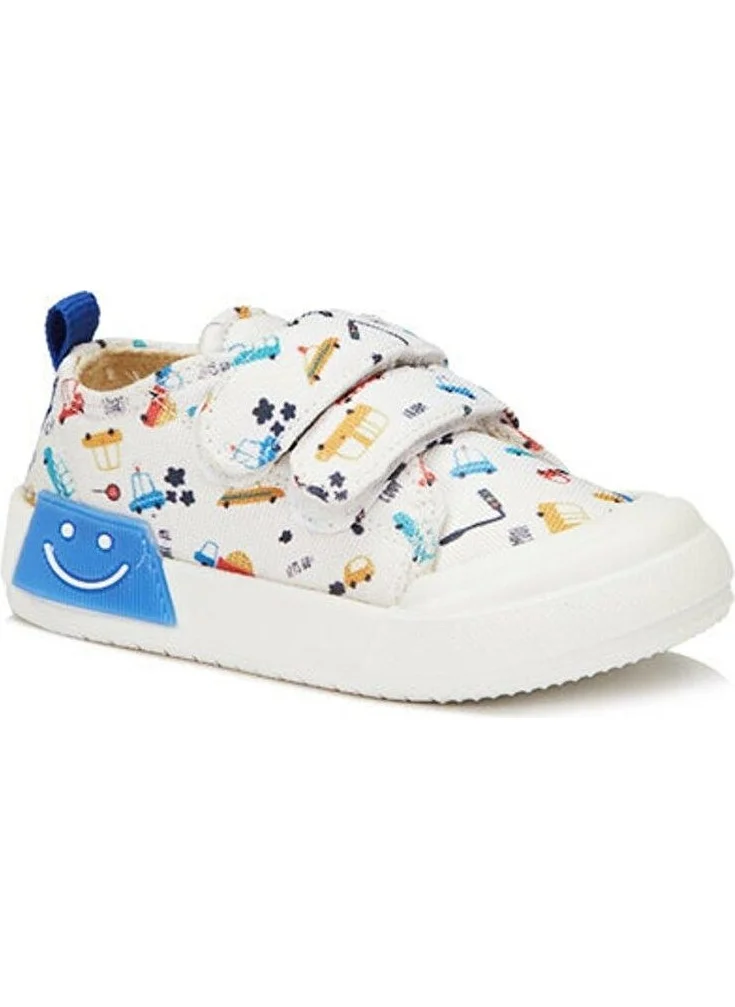 فيكو Luffy II Baby Linen Luminous Shoes Blue