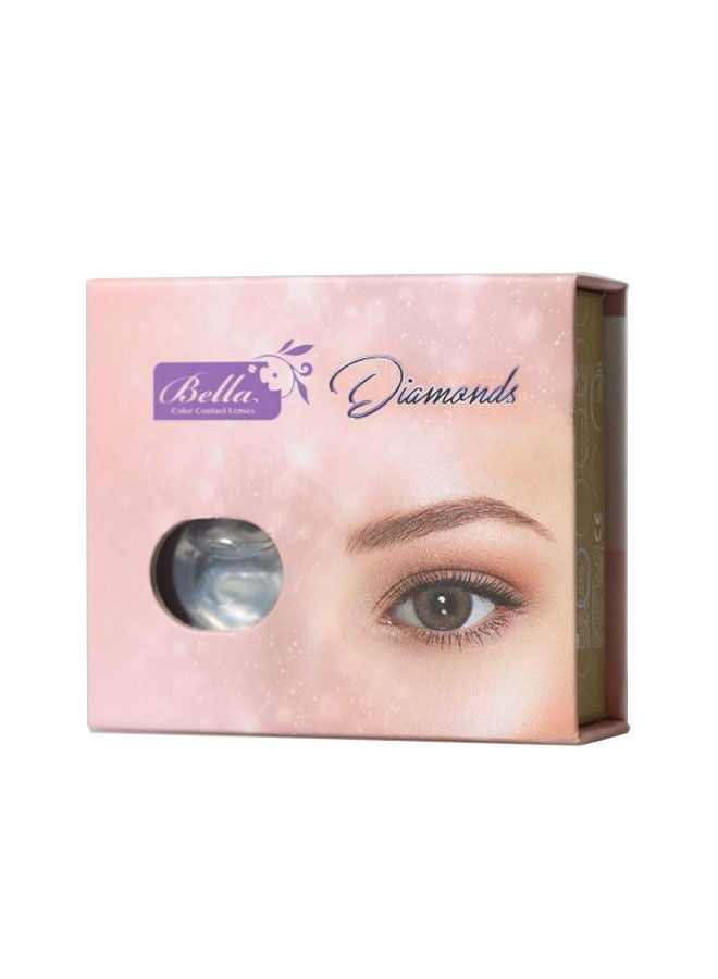 Bella Diamonds Diamond Brown Contact Lenses - Image 2