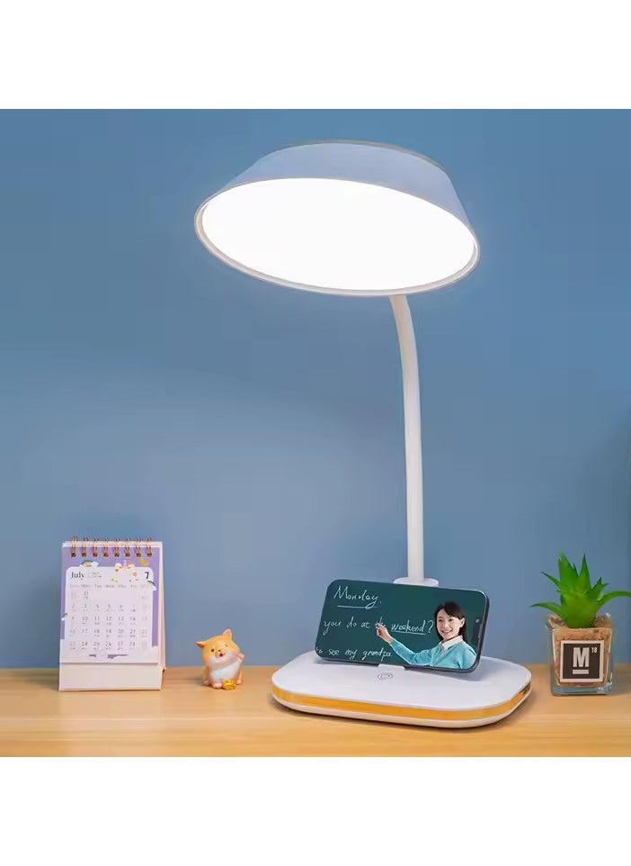 Generic - 5 Colors Dimmable Desk Lamp 15%-100% Dimming Touch Control Desk Lamp Bedside Lamp for Kids with Memory Function Foldable Study - Image 1