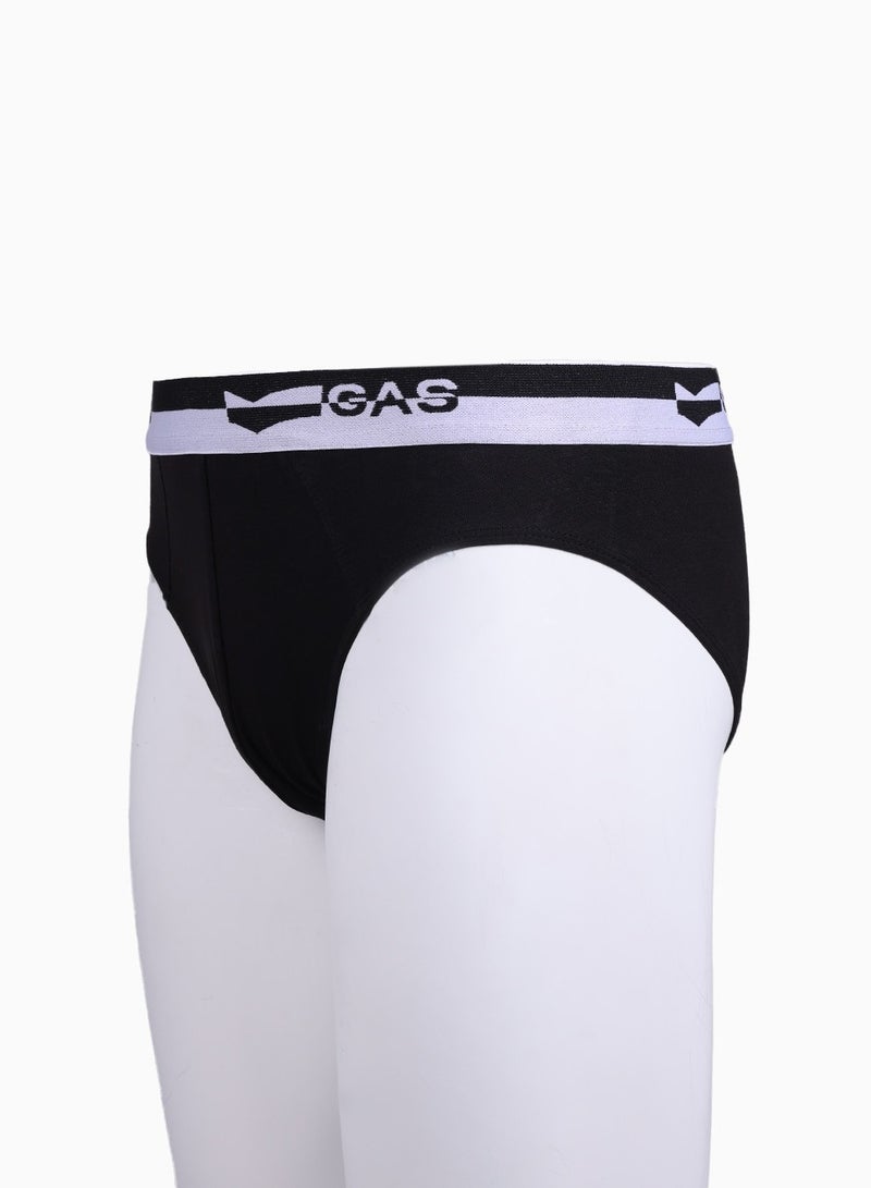 GAS BRIEF GASBY FIT - Raven Black, M | Premium Men's Brief - Image 2