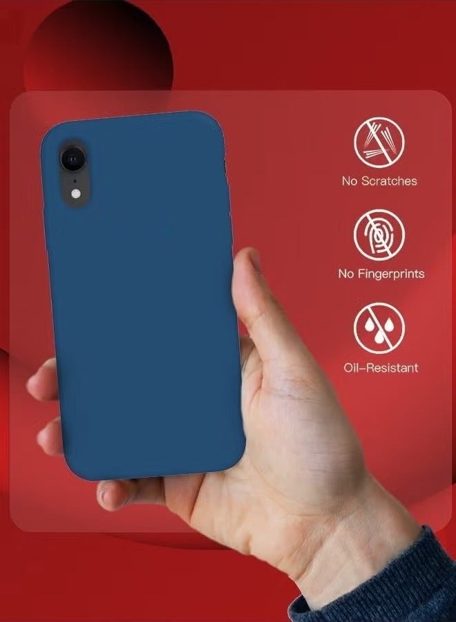 LEDIN Silicone Case for iPhone XR Silky Soft Touch Full Body Protective Phone Case Shockproof Cover with Microfiber Lining - Image 3