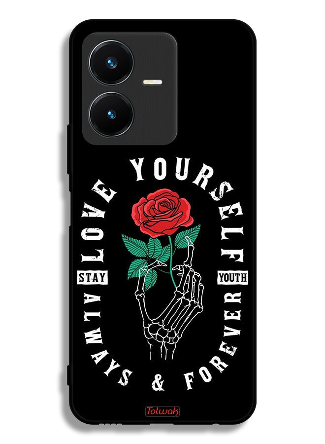 Tolwak Vivo Y22s Protective Case Cover Love Yourself Always - Image 1