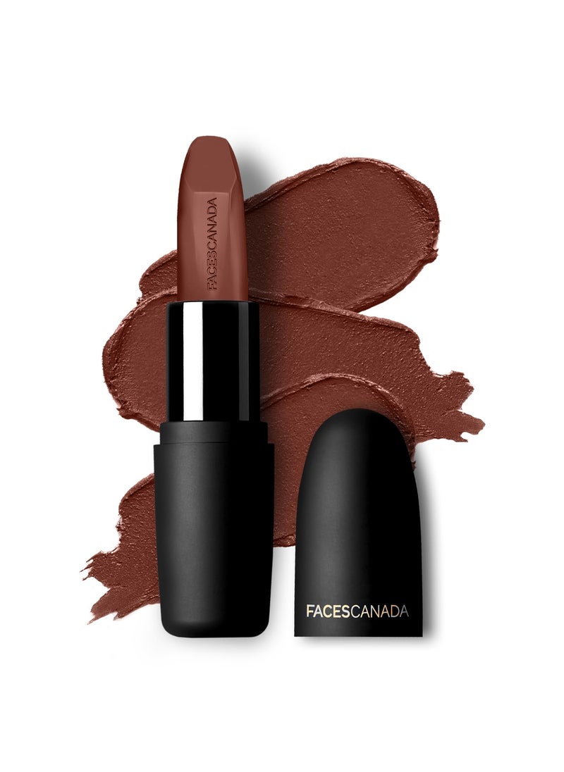 Faces - Canada Weightless Matte Lipstick 4g Forsake Beauty 01 (Brown) - Image 1