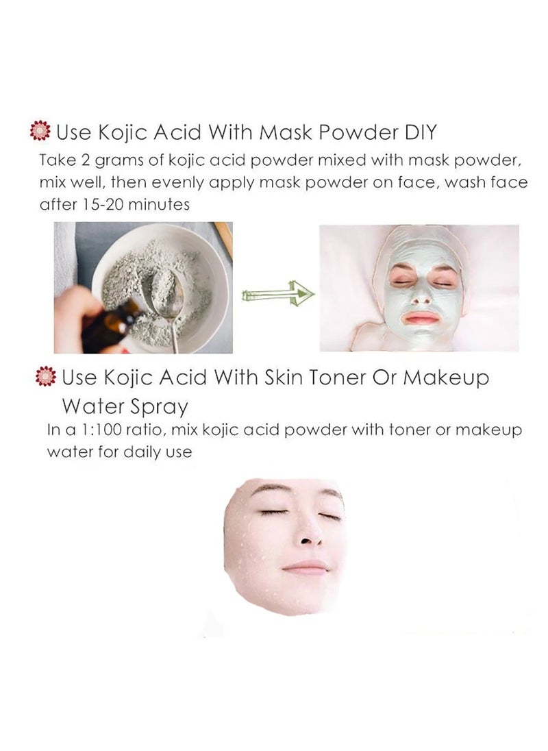 Advent Pure Kojic Acid Powder - Skin Brightening Formula  - Image 4