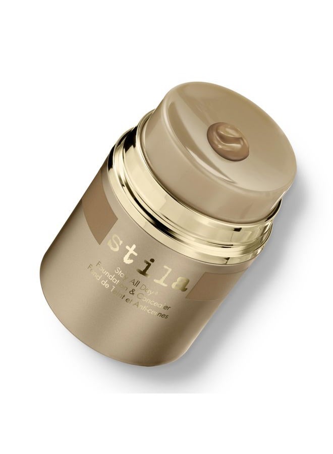 stila Stila Stay All Day Foundation And Concealer, Caramel 12  - Image 2