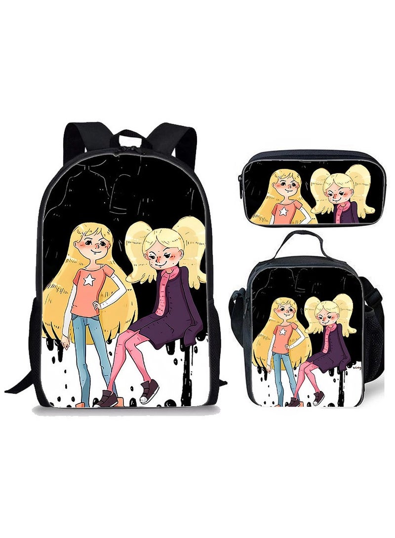 هيلدا حقيبة ظهر جديدة للطلاب مكونة من ثلاث قطع 29*42*16 سم