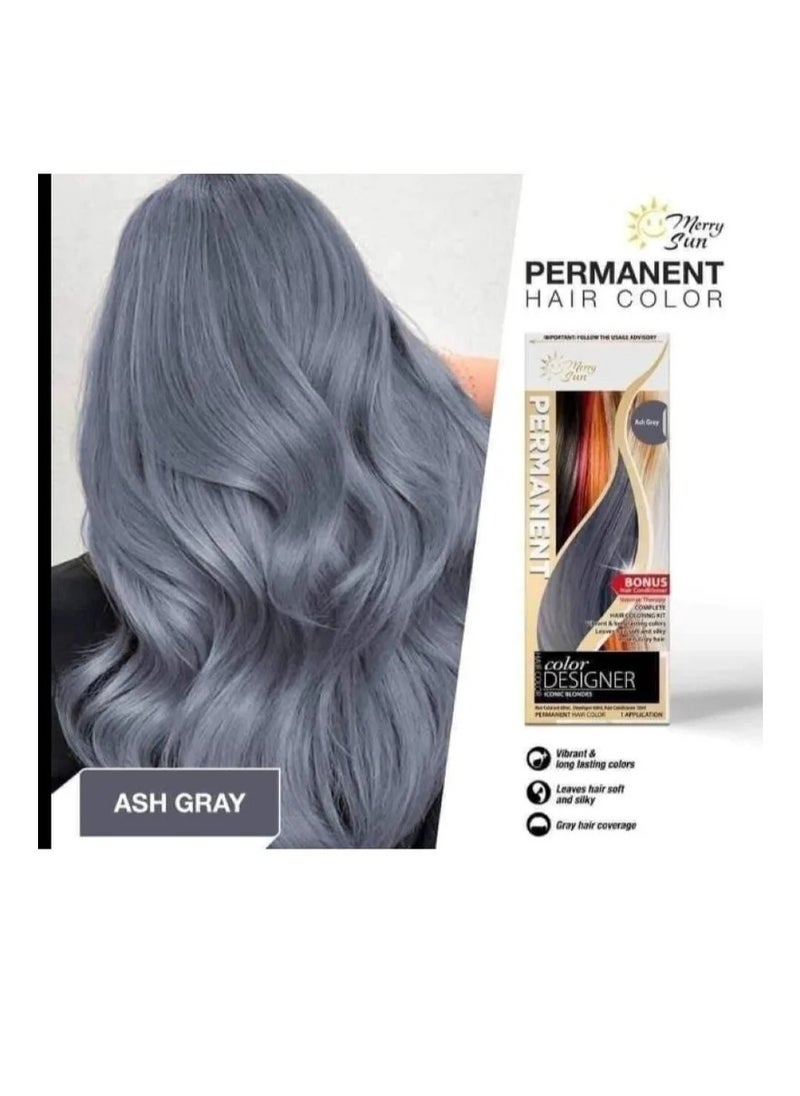 merry sun - Permanent Hair Color Ash grey - Image 1