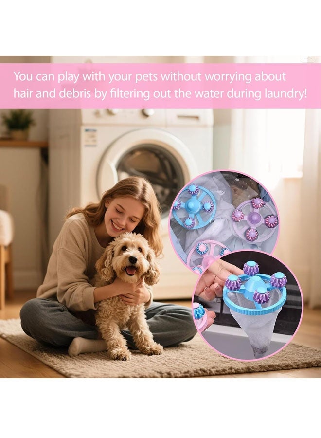 Hair Filter Bag Lint Catcher for Washing Machine Pet Hair Catcher 3 Pack - Image 5