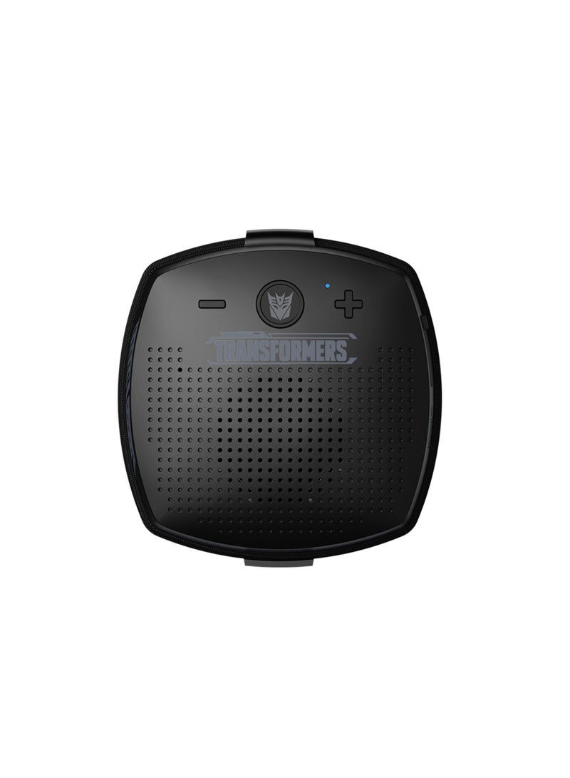 TRANSFORMERS TF-Y16 Portable Bluetooth Speaker – IPX4 Water-Resistant, TWS Pairing, 5-Hour Playtime – Black - Image 1