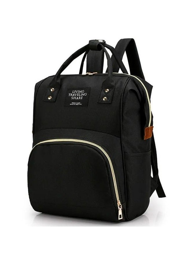DUKASOU - Large Capacity Portable Stylish Maternity Waterproof Multi-Functional Large Capacity Durable Baby Diaper Bag, Nappy Changing Backpack Bag, Baby Nappy Bag Black - Image 1