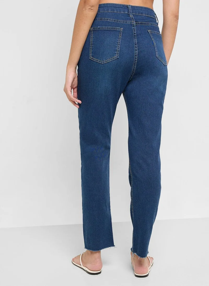 Ginger  High Rise Skinny Fit Jeans for Women | Best Price UAE