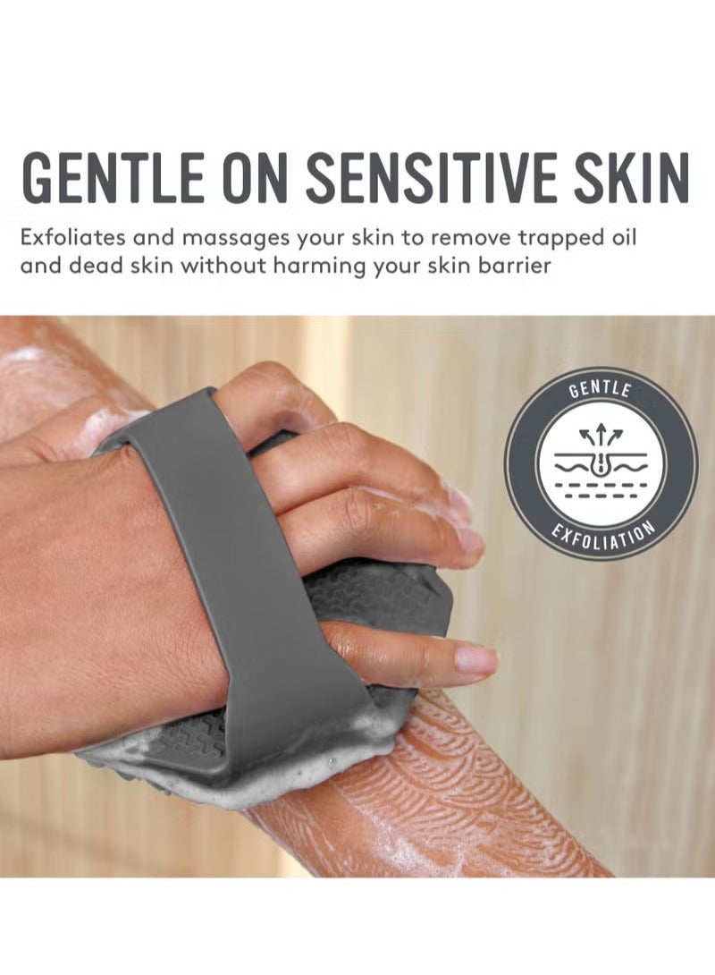 Antimicrobial Silicone Bath Body Brush Exfoliating Body Scrubber for Sensitive Skin Eco Friendly Shower Scrubber for Body Silicone Body Brush for Showering - Image 4