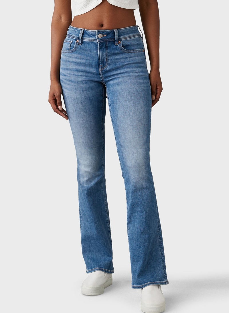 American Eagle Low Waist Bootcut Jeans - Image 1
