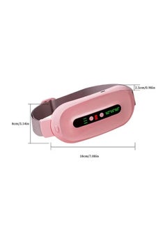 TIGER Smart Menstrual Heating Pad for Period Pain Relief – Cramp Relief Vibration Massage Belt with Adjustable Heat & Massage Settings – Rechargeable Belly Warmer for Women – Soft, Lightweight, Comfortable Design – Blue & Pink Colors Available  - Image 4