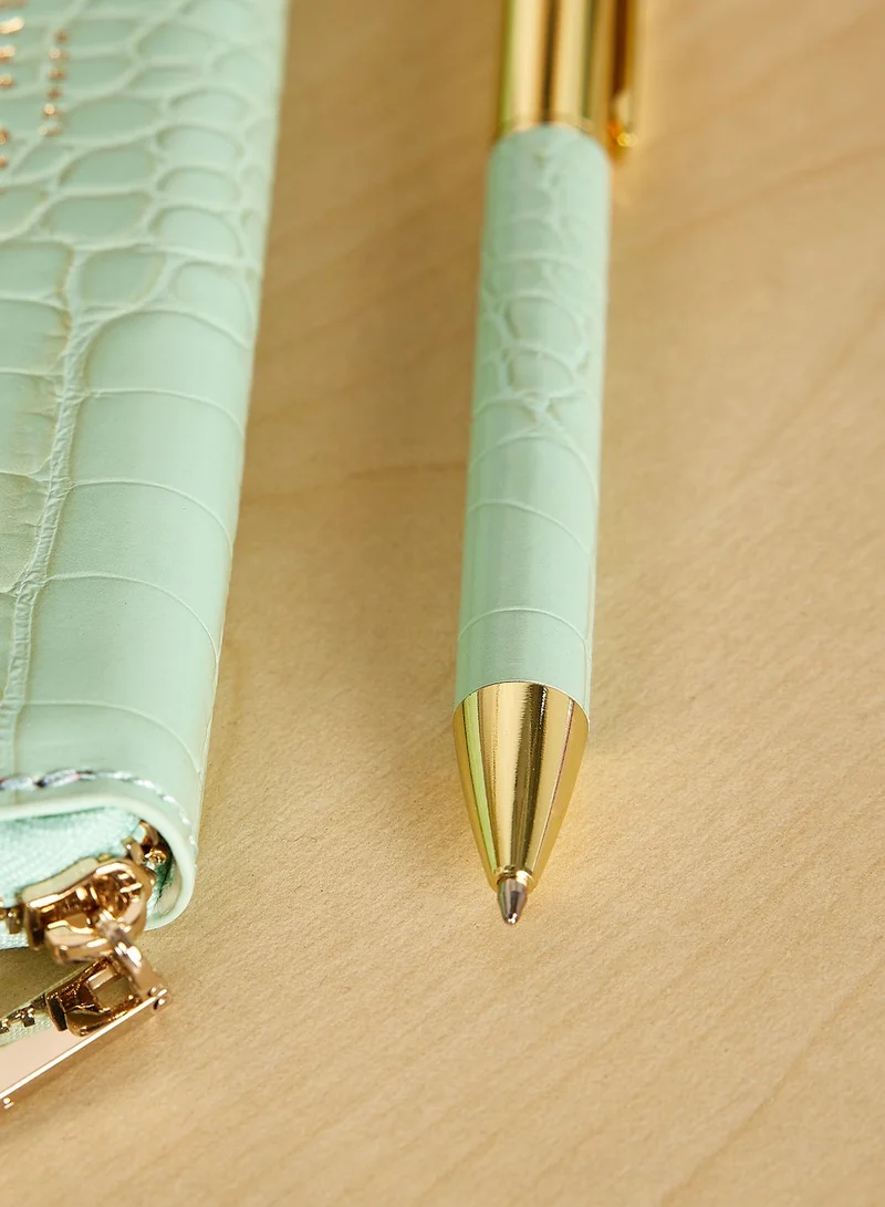 Ted Baker Mint Pen With Case, Elegant