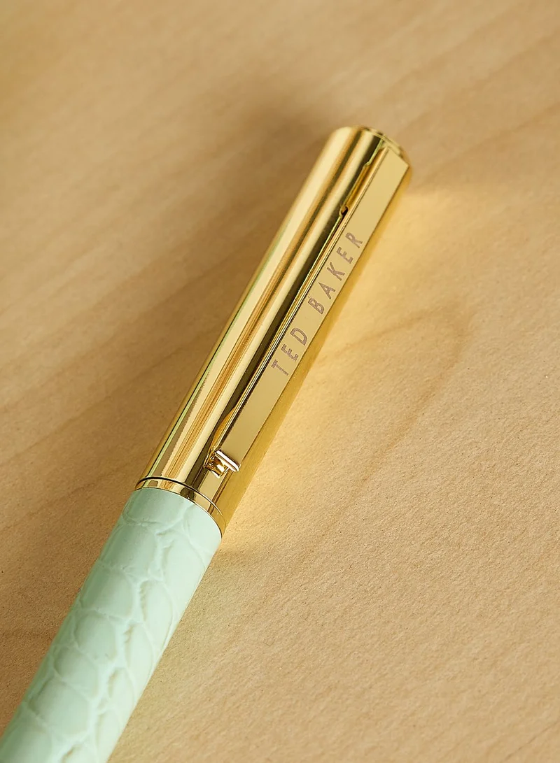 Ted Baker Mint Pen With Case, Elegant
