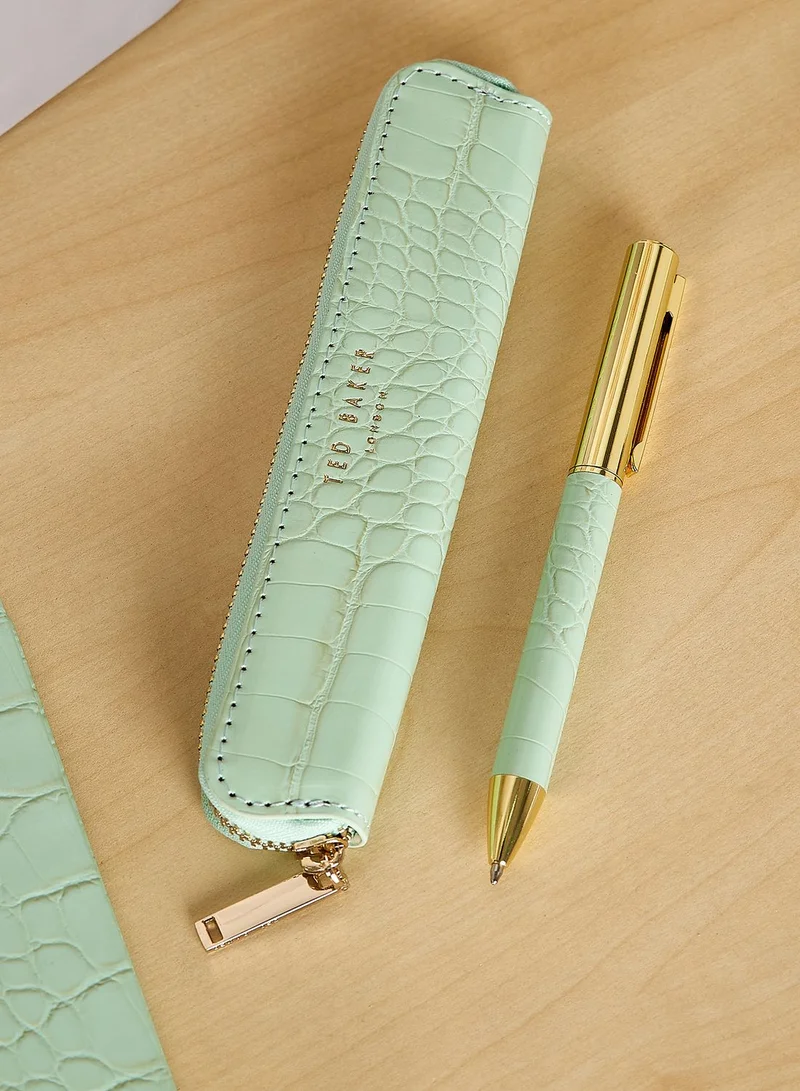 Ted Baker Mint Pen With Case, Elegant
