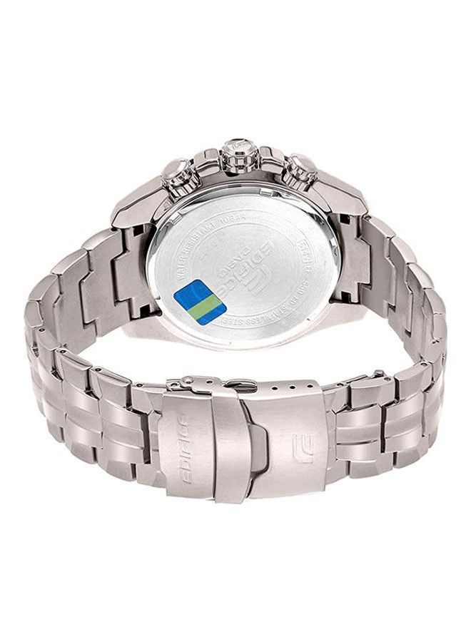 CASIO Men Stainless Steel Analog Clasp Watch EF-550D - Image 3