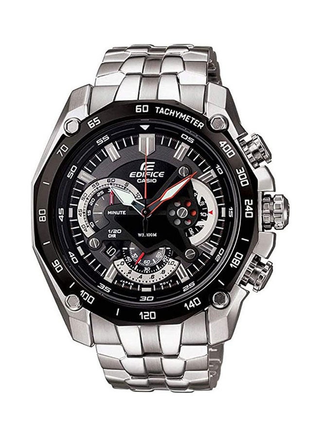 CASIO Men Stainless Steel Analog Clasp Watch EF-550D - Image 1