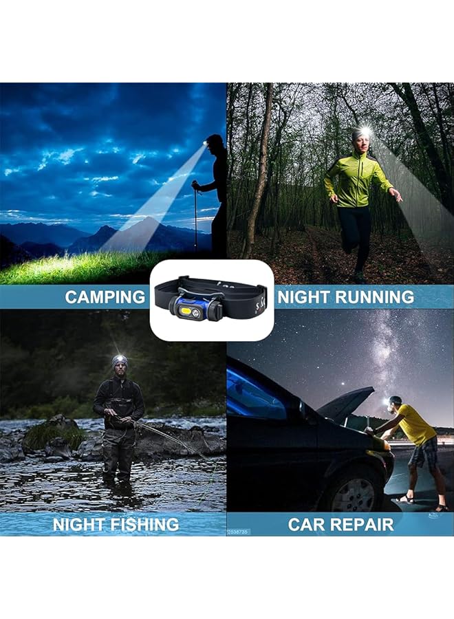 Toby's Headlamp 09 Head Mounted COB Headlight USB Rechargeable LED Floodlight for Outdoor Camping - Image 5
