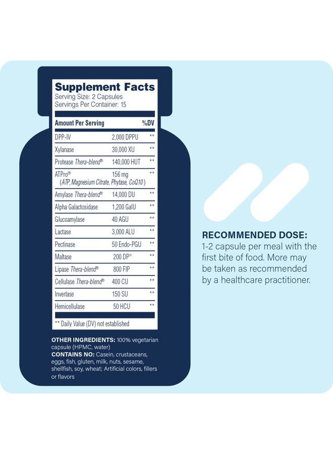 Enzyme Science ™ Intolerance Complex™, 30 Capsules – Comprehensive Support for Common Digestive Sensitivities–Gluten, Casein, Lactose, Phenol Sensitivities, and Complex Carbohydrates Intolerance Relief - Image 2