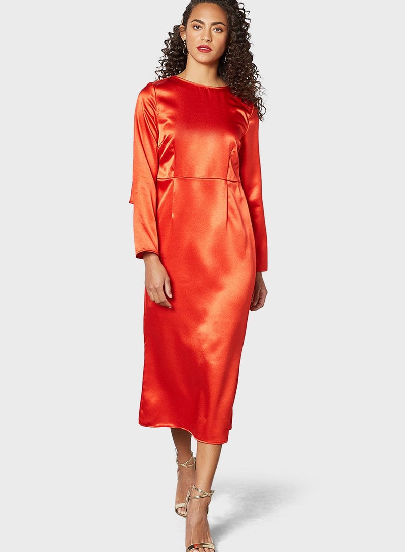 SIVVI for HANIYA Crew Neck Knitted Dress  - Image 4