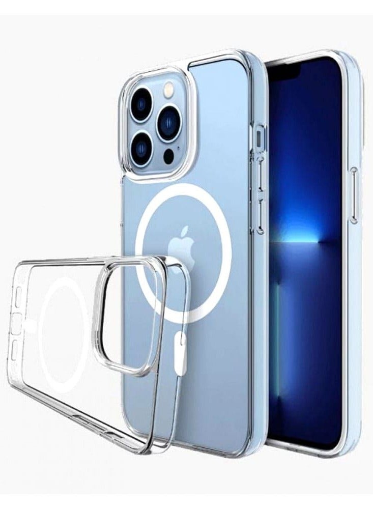 Devia Pure Back Cover for iPhone 14 Pro Clear Magnetic Shockproof (6.1) - Clear - Image 2