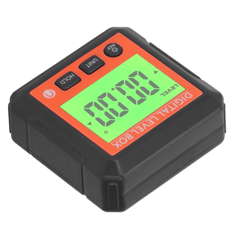 Digital Protractor 4x90° Magnetic Digital Level Box - Angle and Slope Conversion - Compact ABS Inclinometer for Woodworking Construction Automotive Industries - Image 2