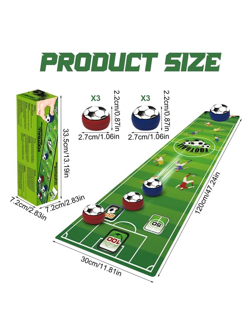 CMGTYYD Table Top Football Games, Roll-Up Design Tabletop Football Game, Versatile Shuffleboard Table Game for Kids and Adults Indoor, Tabletop Curling Game for Parties, Gatherings & Family Bonding - Image 2