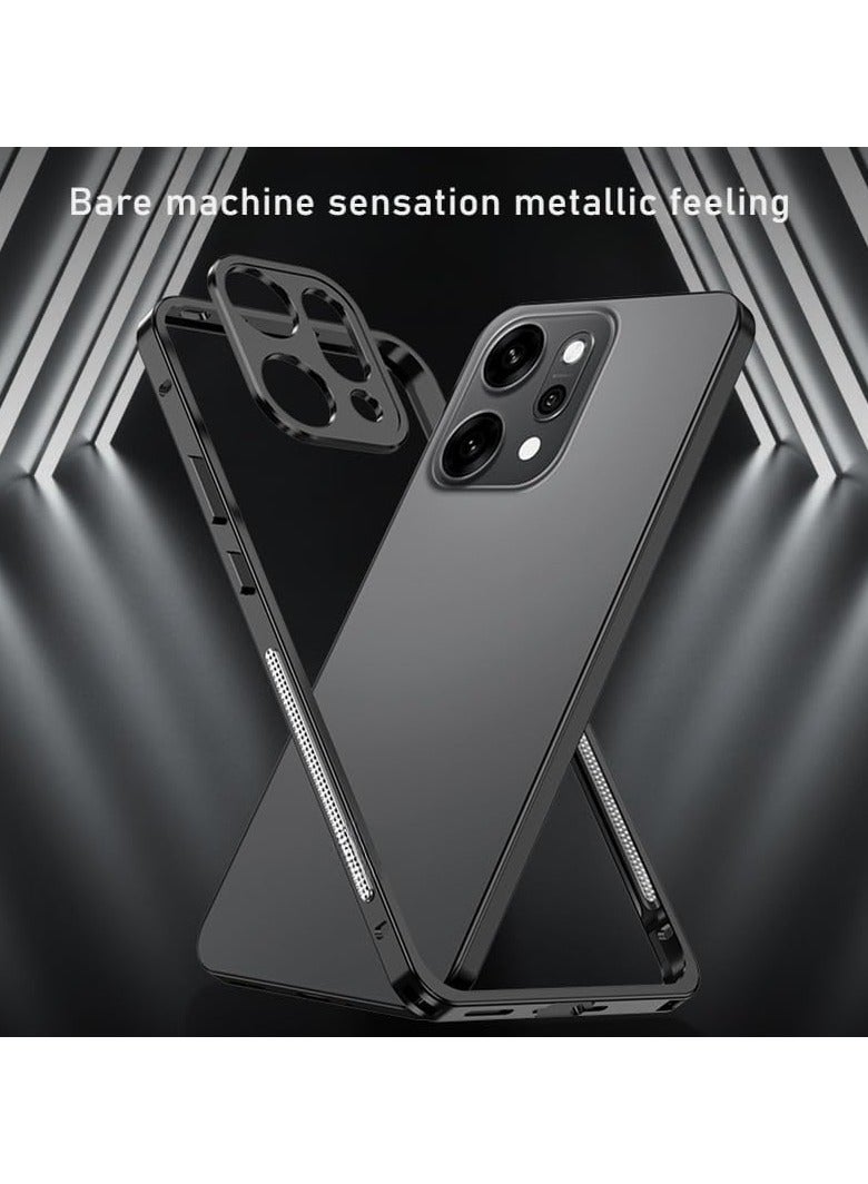 general Case Compatible OPPO Reno 14 Pro 5G with Lens Cap, Rugged PC Frame Case OPPO Reno 14 Pro Ultra Slim Lightweight Shockproof Case - Image 2