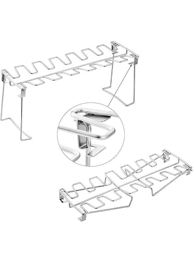 HOOKOR Chicken Leg and Wing Rack, 14 Slots BBQ Chicken Drumsticks Holder Stainless Steel Roaster Stand for r Grill, Oven, Charcoal Grill - Image 5