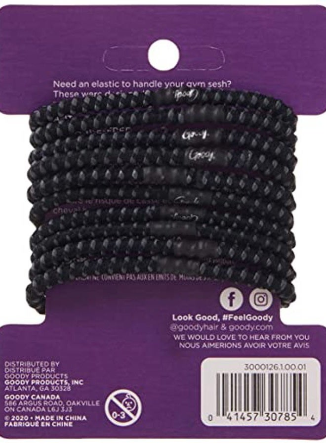Goody رباط شعر نسائي غير قابل للانزلاق من جودي - 4 مم للشعر المتوسط - ملحقات شعر خالية من الألم للنساء مثالية لتسريحات الشعر الطويلة، ذيل الحصان والمزيد، 10 قطع (عبوة من 1) - Image 5