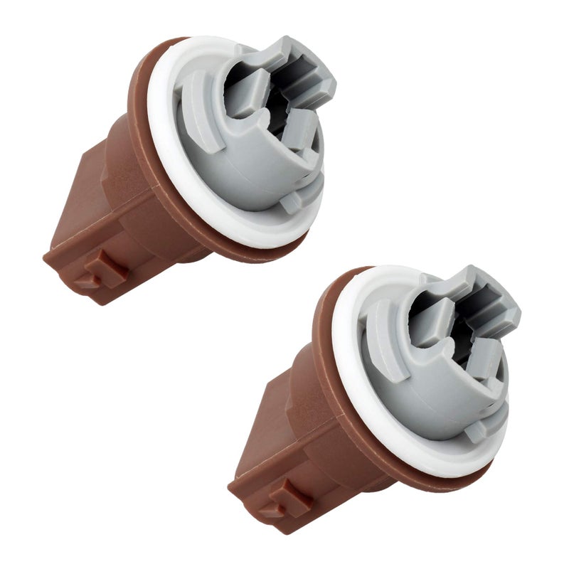 HERCOO Turn Signal Lights Socket Headlight Park Light Lamp Sockets Holder Compatible With Ford F150 F250/F350 Super Duty Focus Escape Fusion Ranger Freestyle, Pack of 2 - Image 1