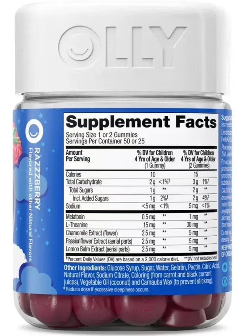 OLLY Kid's Sleep, Razzzberry, 50 Gummies - Image 3