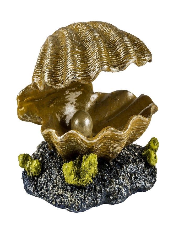 GloFish Clam Ornament, Detailed Aquarium Ornament, Hideaway For Fish - Image 1