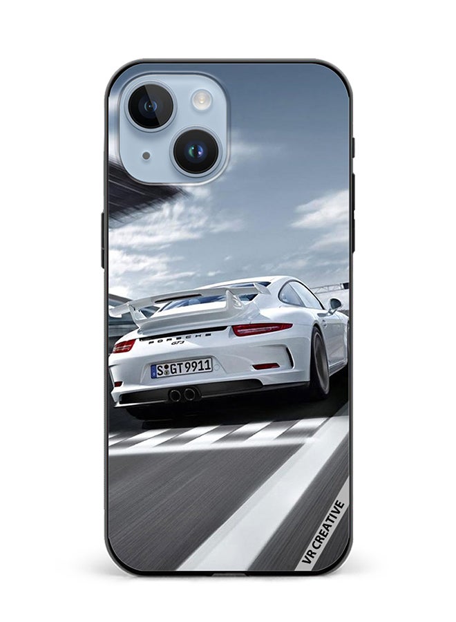 VR CREATIVE غطاء حماية لجهاز آبل آيفون 15 بتصميم بورش 911 متعدد الألوان - Image 1