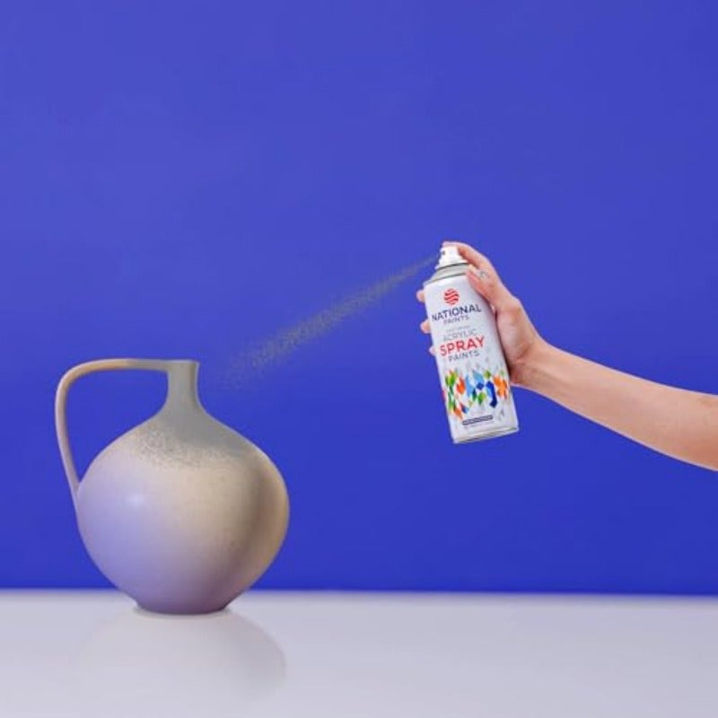 طلاء الرش الأكريلي سريع التجفيف من ناتيشنال بينتس - رمادي 105 - Image 2