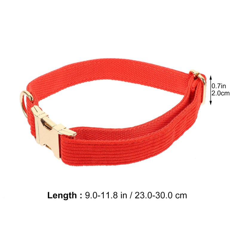 Small Pet Collar With Metal Buckle For Puppies Adjustable Xs - Image 3