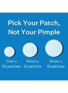 Peach Slices Each Slices Acne Spot Dots ; Clear Hydrocolloid Acne Pimple Patch For Zits And Breakouts ; Treats Drains And Shrinks Blemishes ; Vegan And Crueltyfree ; Three Sizes 7Mm 10Mm 12Mm (60 Count)  - Image 4