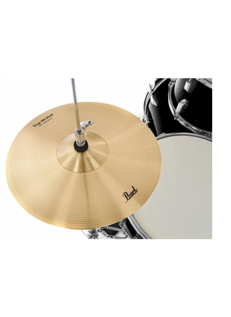 PEARL Pearl Rodeshow RS525SC/C#31 5 pcs Complete Drum Set with Cymbals – Jet Black  - Image 4
