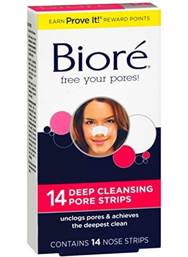 Bioré Biore Deep Cleansing Pore Strips Nose 14 Each (Pack Of 4) - Image 1