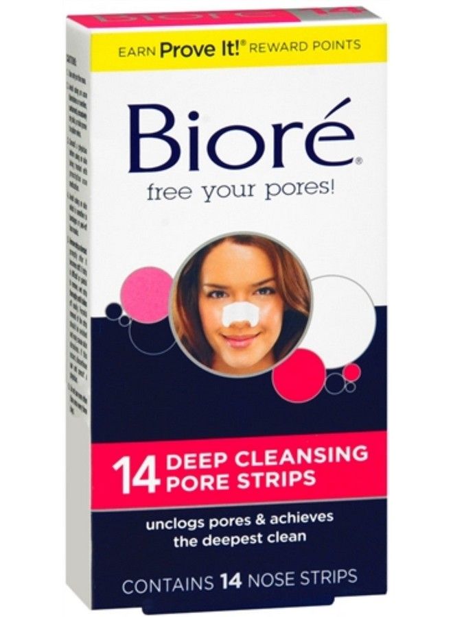 Bioré Biore Deep Cleansing Pore Strips Nose 14 Each (Pack Of 4) - Image 2