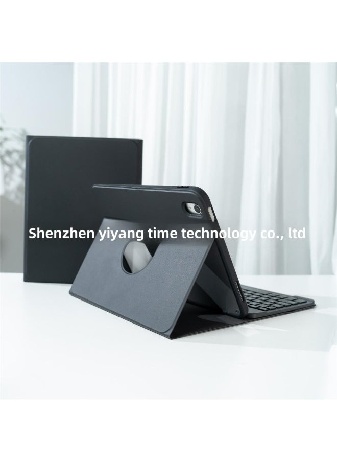 Generic Suitable For Ipadair56 Flat Keyboard Protective Cover 10 Generation Magnetic Separation Pro11 Rotating Shell Acrylic 10.2-Color:gray ]-Applicable Model:2018/2020/2021/2022 Pro12.9  - Image 5