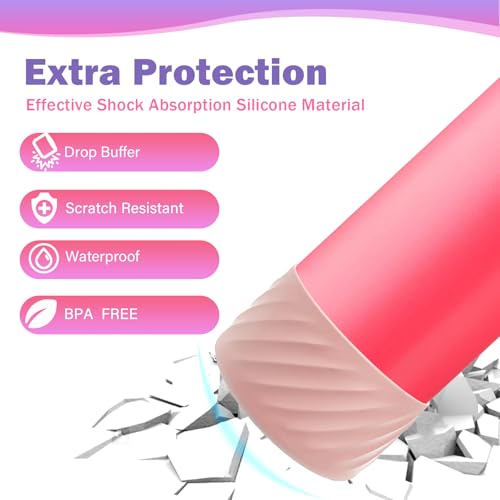 LUCKINEE 2Pcs Silicone Boot Base Sleeve for Owala Water Bottle FreeSip Twist and Flip Protective Silicone Bottom Bumper for Owala Flask Water Bottle Accessories BPA Free - Image 3